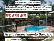 Casa / Sobrado em Condomínio para Venda em Cabo Frio/RJ...