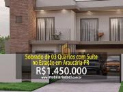Casa / Sobrado para Venda em Araucária/PR Estação 3 Quartos