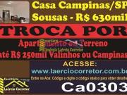 Casa / Sobrado para Venda em Campinas/SP Jardim Atibaia...