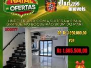 Casa / Sobrado para Venda em Praia Grande/SP Boqueirão 4...