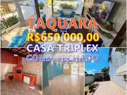 Casa / Sobrado para Venda em Rio de Janeiro/RJ Taquara 3...