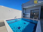 Casa térrea nova e moderna Flora Rica II Peruíbe/SP