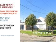 Casa tipo PH 4 ambientes con cochera en venta, Castelar...