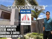 CASA VICENTE PIRES RUA 10B 3 SUÍTES 400MTS VENDA MOBILIADA