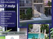 Casa y edificio de departamentos en venta en Residencial...