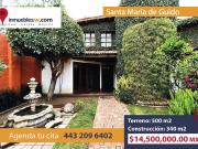 CASA Y TERRENO EN VENTA EN SANTA MARIA DE GUIDO, MORELIA