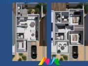 Casas a 3 min de la playa con alberca y terraza