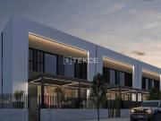 Casas adosadas contemporáneas con solárium en la azotea...