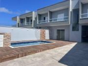 Casas novas com piscina, pé na areia Cibratel II Itanhaém/SP