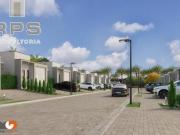 Casas térreas em construção em condomínio fechado, no...