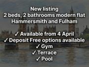 Cascade Way, London W12, 2 bed flat to rent, £3,900 pcm...