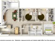 Cedar Glade Apts 3 Bedroom 2 Bath