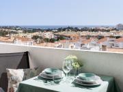 Central Sea view, with pool, AC and tennis court