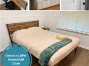 Central to DFW Clean, Quiet, Newly Remodeled Home