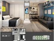Centro 1 Studio 1 vaga 28,28 m²