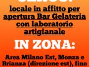 CERCO locale in affitto per apertura Bar Gelateria con...