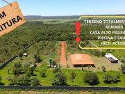 Chácara Escriturada no Tororó Terreno Murado, Casa de...