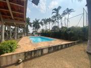 Chácara show de bola com piscina, salão de festa, campo...