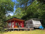 Chalet Neuf 25 m² + Caravane Au Calme Terrain 2409 M²...