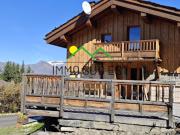 Chalet avec vue panoramique et terrasse