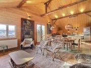 Chalet avec vue panoramique et terrasse