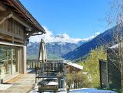 Chalet avec vue panoramique et terrasse