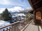Chalet dans un écrin de verdure face à la tournette