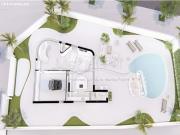 Chalet de líneas curvas y diseño vanguardista en...