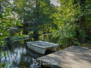Chalet de loisir avec étang privé