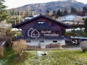 Chalet en bois avec vue lac et montagnes St Jorioz
