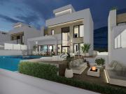 Chalet estilo moderno con vistas al mar en Finestrat
