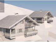 Chalet neuf en cours de construction à Saint Gervais Les Bai