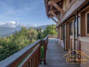 Chalet rénové face à la chaine du Mont Blanc 388m² Combloux
