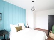 Chambre à l'ambiance industrielle de 12 m² à louer