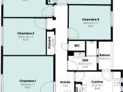Chambre dans le 45 Rue Bartholdi