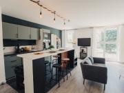 Chambre en coliving avec salle de bain privée