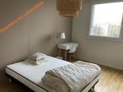 Chambre en colocation 3ème étage 12,50 m2 Meublé