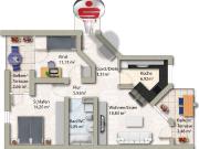 Charmante 3 Zimmer Erdgeschosswohnung auf den Taläckern