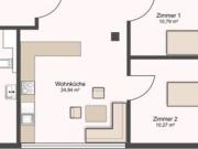 Charmante 3 Zimmer Wohnung in schöner und ruhiger Lage...