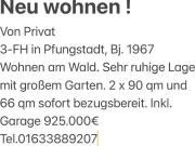 Charmantes 3 Familienhaus in Pfungstadt – ruhige Lage am...