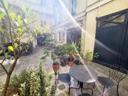 Charming renovated studio The Marais Green courtyard view