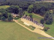 Château de la Troussaye du XIX ème siècle sur son...