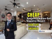 CHEAP 2 sty Bungalow Saujana Impian Golf & Country...