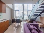 Chic and Cozy Loft Condo with Balcony and Views