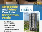 Cirrus Residences | Studio Unit | Preselling Condo in...