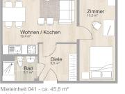 City Feeling pur – stilvolle modernisierte 2 Raum...