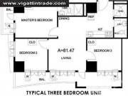 Cityland Manila Residences Tower2 3 BR