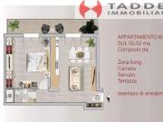 CIVILE ABITAZIONE VIA BARACCA 205 NOVOLI bilocale 50mq