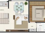 Cobertura à venda, 1 quarto, 1 vaga, Sagrada Família...