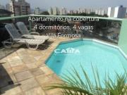 Cobertura com 4 dormitórios à venda, 225 m² por R$...
